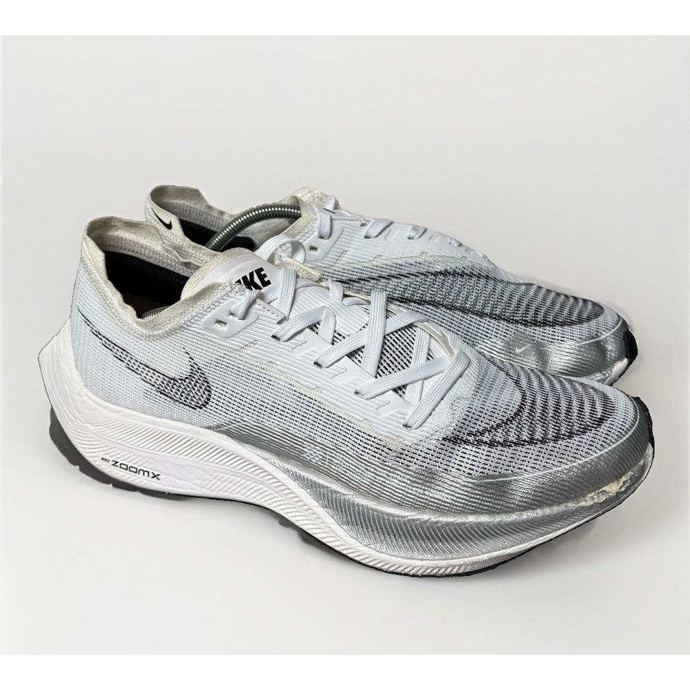 Nike Men's ZoomX Vaporfly Next % CU4111-100 White Running Race Shoes Size 12